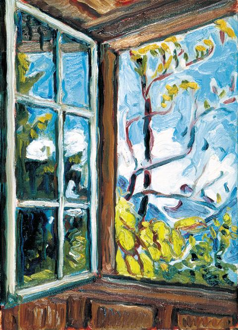 Jean-Frédéric Schnyder, Fenster, Fenêtre, 1987