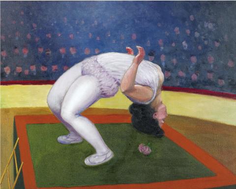 Félix Vallotton, Femme acrobate, 1910