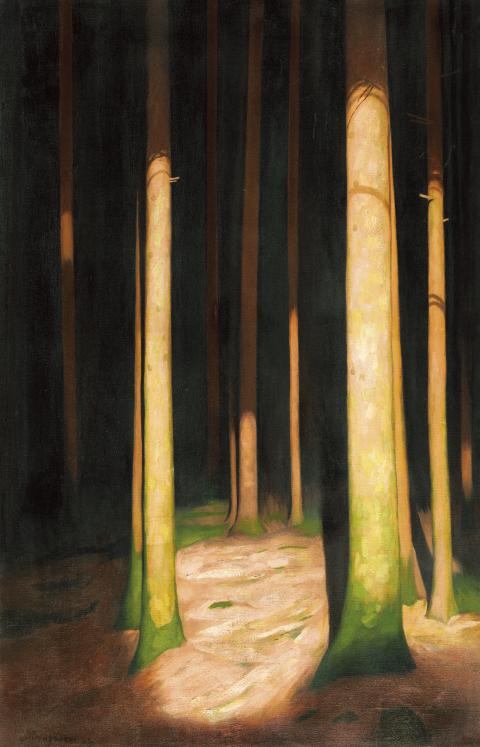 Hans Emmenegger, Waldinneres, Intérieur des bois, 1933