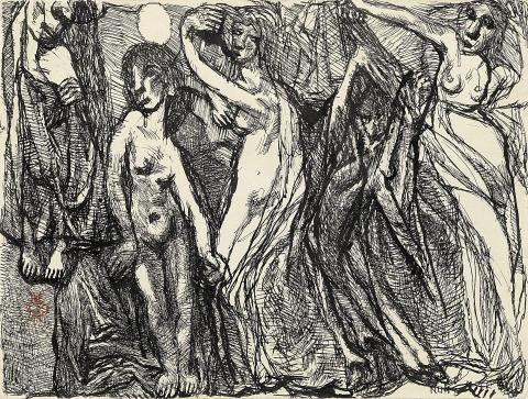 Louis Soutter, Nuit, s.d.