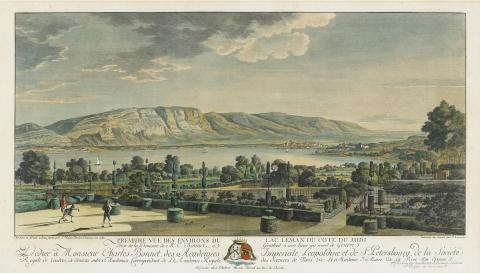 Simon Malgo, Première vue des envrions du Lac Léman du côté du Midi, 1780