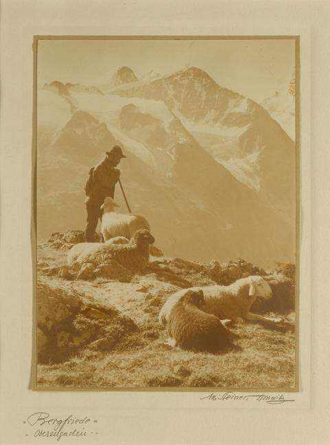 Albert Steiner, Bergfriede Oberengadin, Paix des montagnes dans le haut de l'Engadine, s.d.