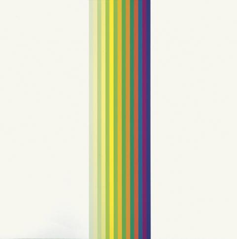 Richard Paul Lohse, Vertikalen, Verticaux, 1970