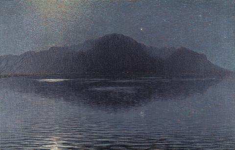 Alexandre Perrier, Nocturne à Territet, 1904