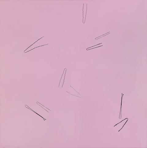 Sylvie Fleury, Smudge Definition (Blush/Dark), 1996