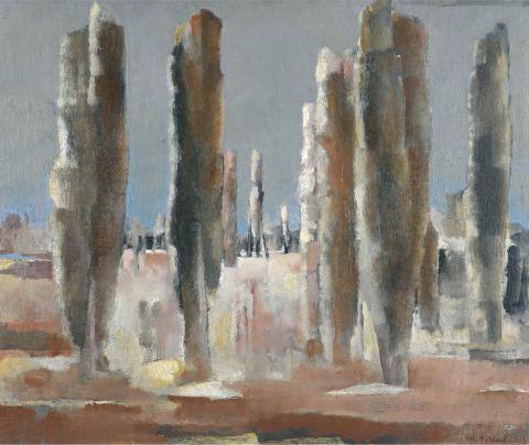 Rodolphe-Théophile Bosshard, Peupliers (Venoge), s.d. (ca 1928)