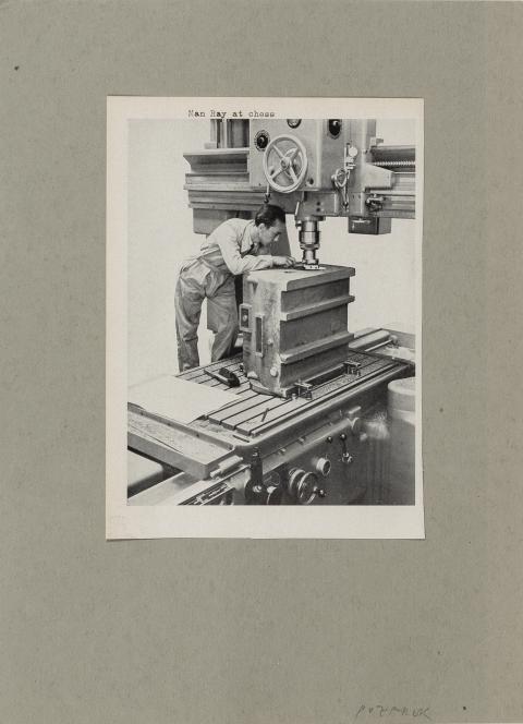 Vaclav Pozarek, Man Ray at Chess, 1987