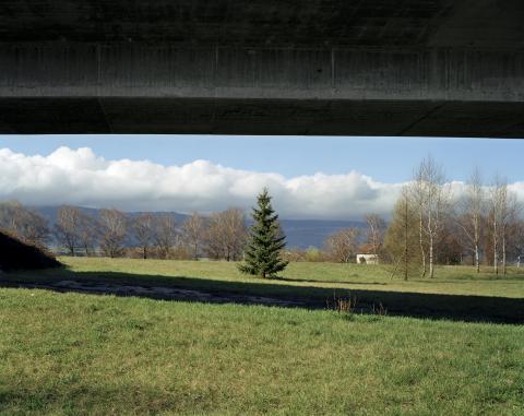 Nicolas Faure, A1 / A9, échangeur Orbe / Yverdon (VD), 2002