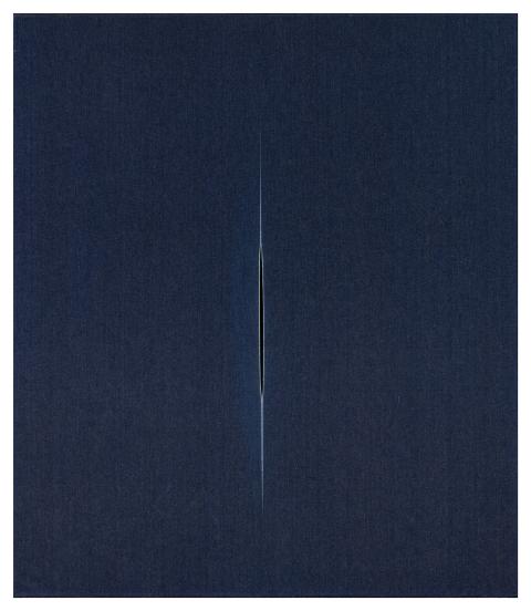 Sylvie Fleury, Concetto Spaziale, 1995