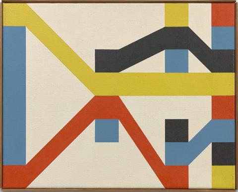 Camille Graeser, Simultan-Rhythmus, 1946/1950