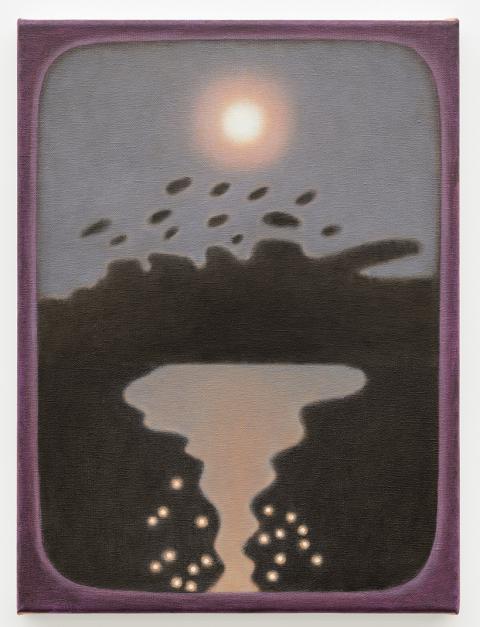 Caroline Bachmann, Lune Brume Reflet, 2023