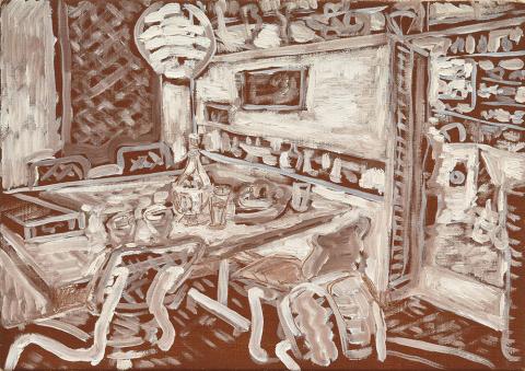 Jean-Frédéric Schnyder, Interieur, 1983