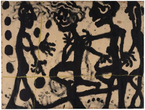 Louis Soutter, Pommes et barrières, 1938