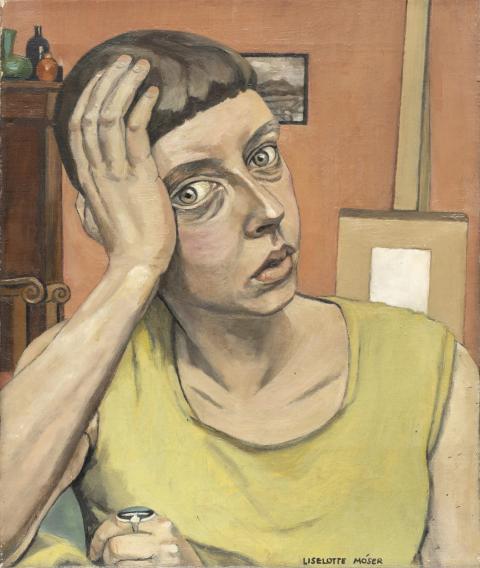 Liselotte Moser, Selbstporträt, 1930, Nidwaldner Museum