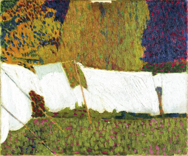 Cuno Amiet, Die Wäsche, Le Linge, ca 1905