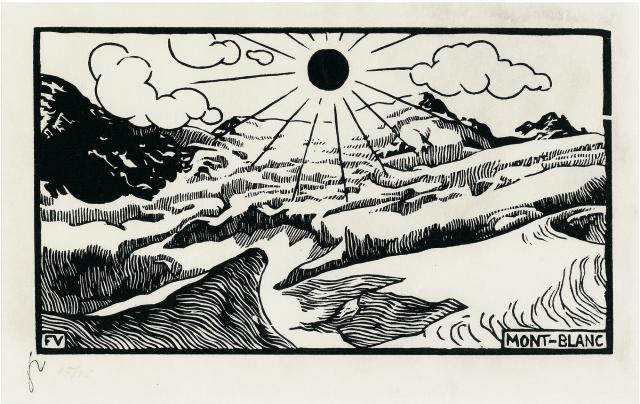 Félix Vallotton, Mont-Blanc, 1892