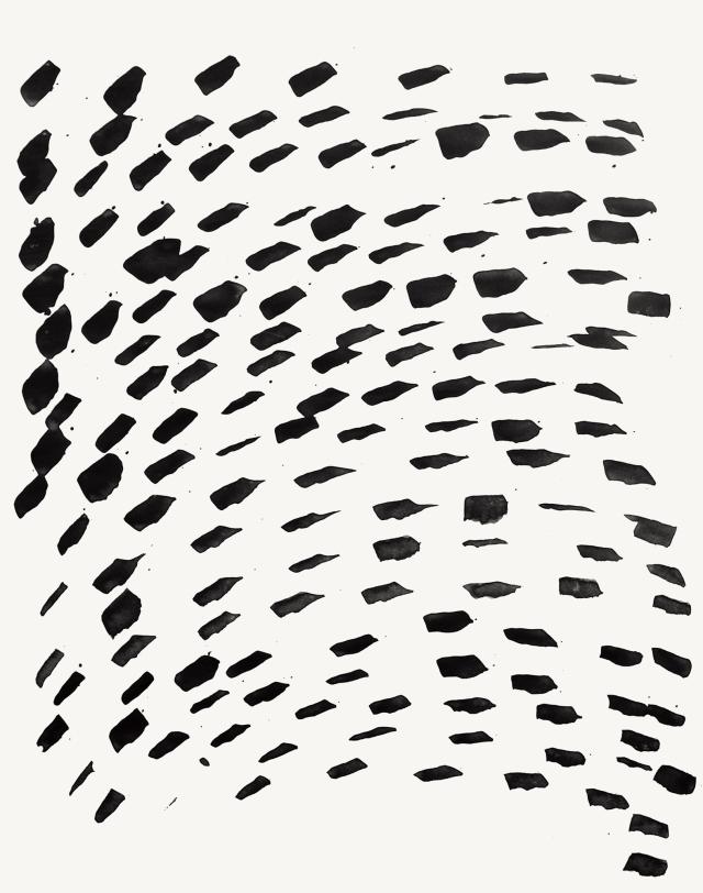 Pierrette Bloch, Encre sur papier n° 730, 1975