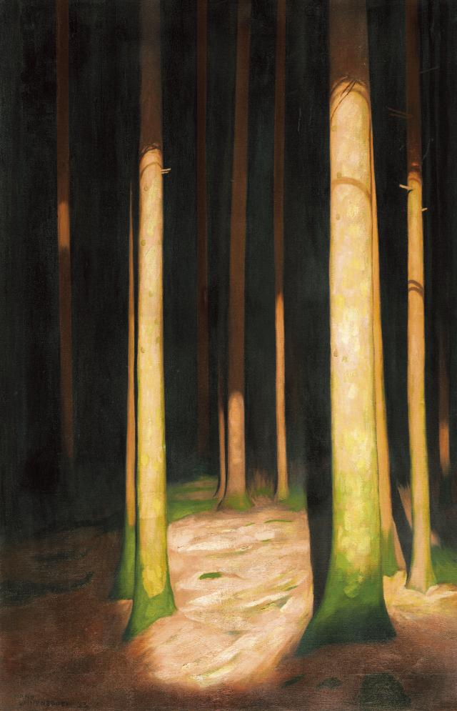 Hans Emmenegger, Waldinneres, Intérieur des bois, 1933