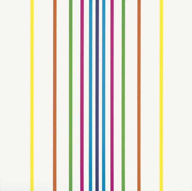 Richard Paul Lohse, Vertikalen, Verticaux, 1970