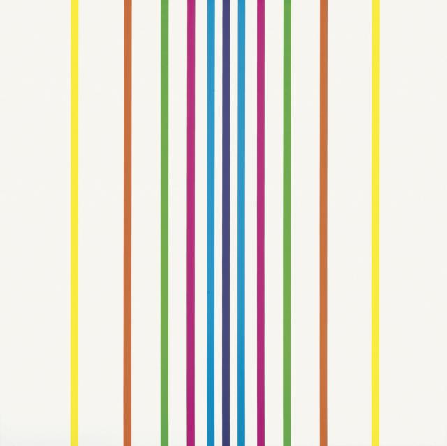 Richard Paul Lohse, Vertikalen, Verticaux, 1970