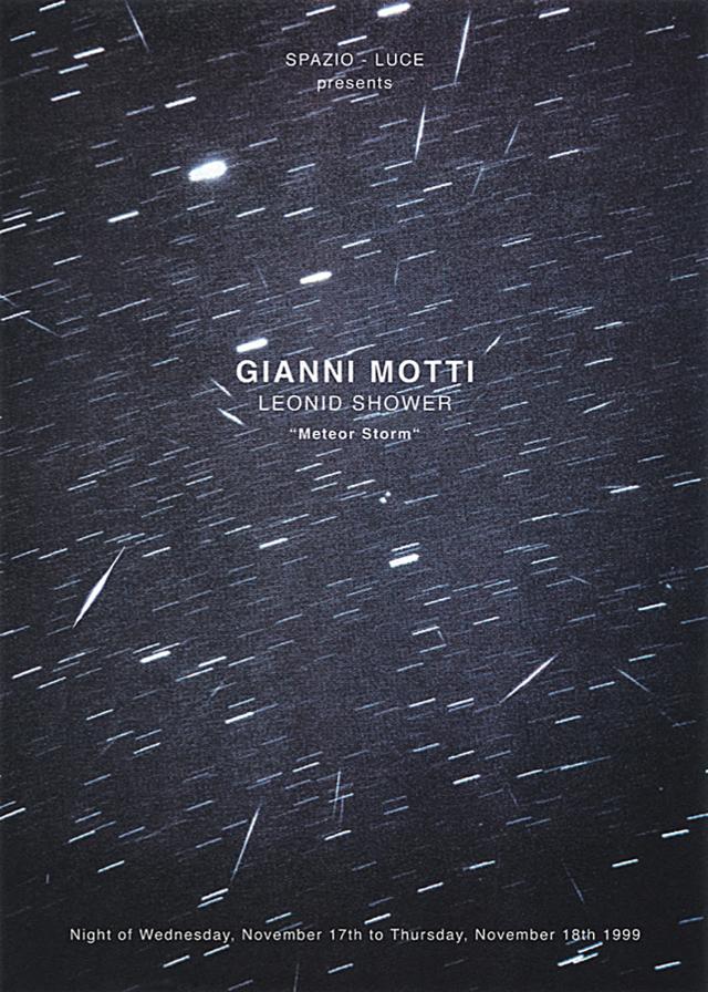 Gianni Motti, Éclipses, 1985 - 1999