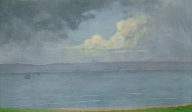 Félix Vallotton, Un grain, baie de Seine, 1918