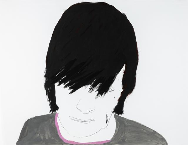 Zilla Leutenegger, Black Hair , Cheveux noirs, 2007