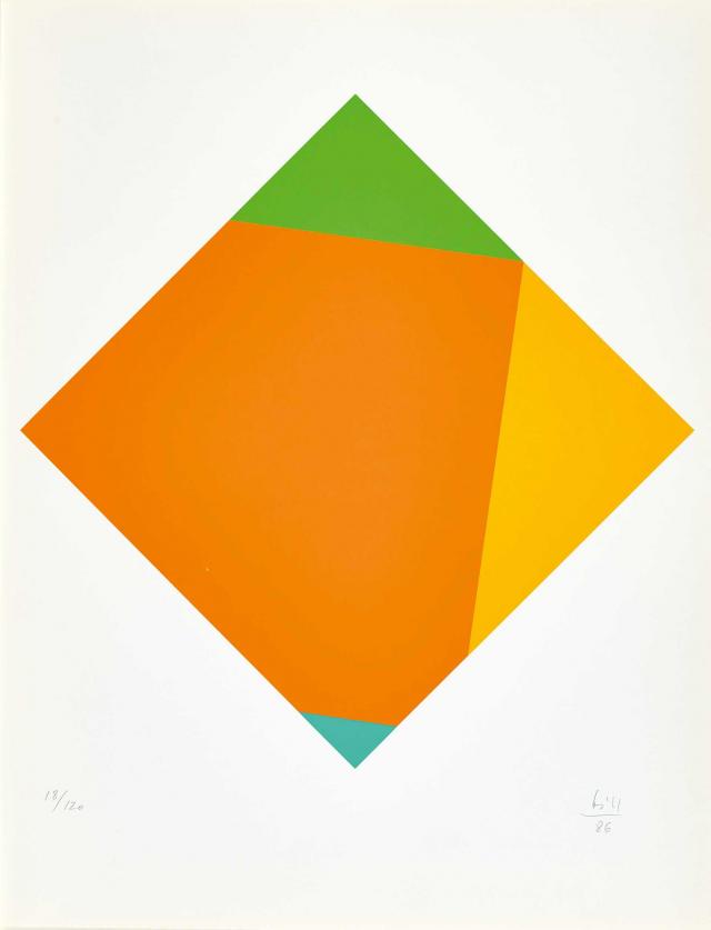 Max  Bill, Acht Transcolorationen, 1986