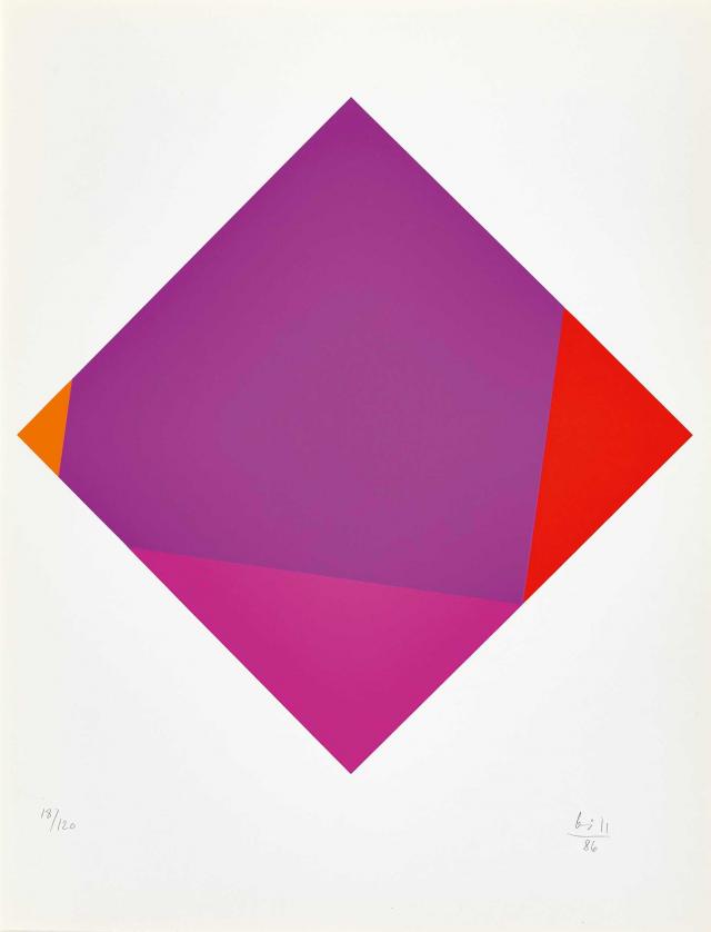 Max  Bill, Acht Transcolorationen, 1986