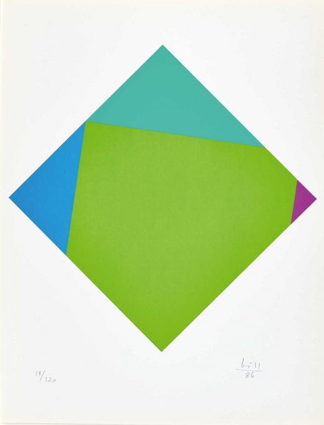 Max  Bill, Acht Transcolorationen, 1986