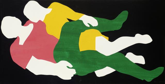 Franz Gertsch, Liebespaar, 1967