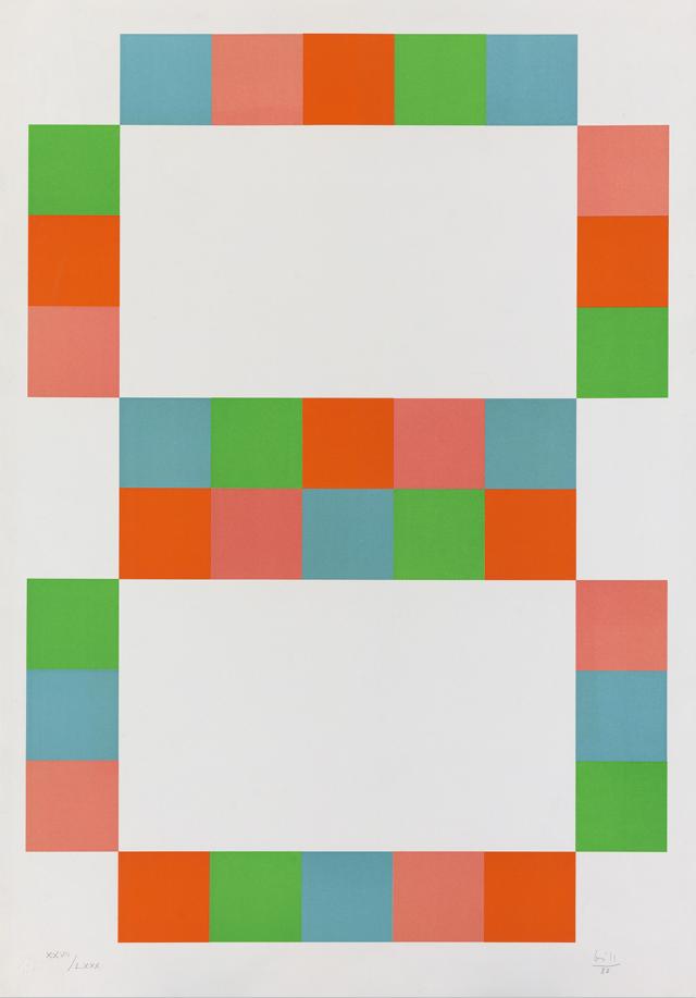 Max  Bill, Doppel aus vier Vierergruppen, Doubles out of Four Groups of Four, 1983