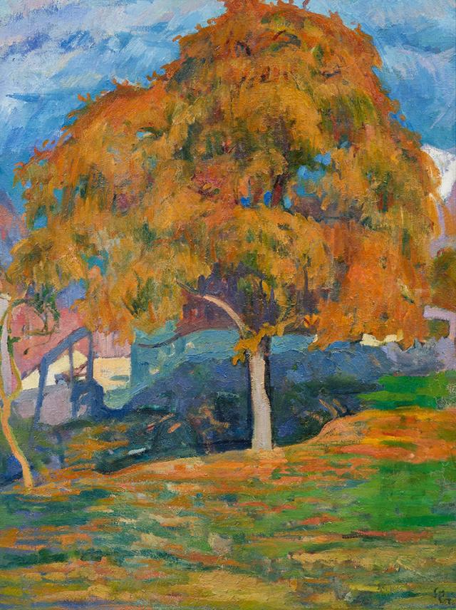 Giovanni Giacometti, Il noce. Der Nussbaum, 1916