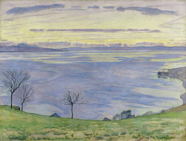 Ferdinand Hodler, Abend am Genfersee